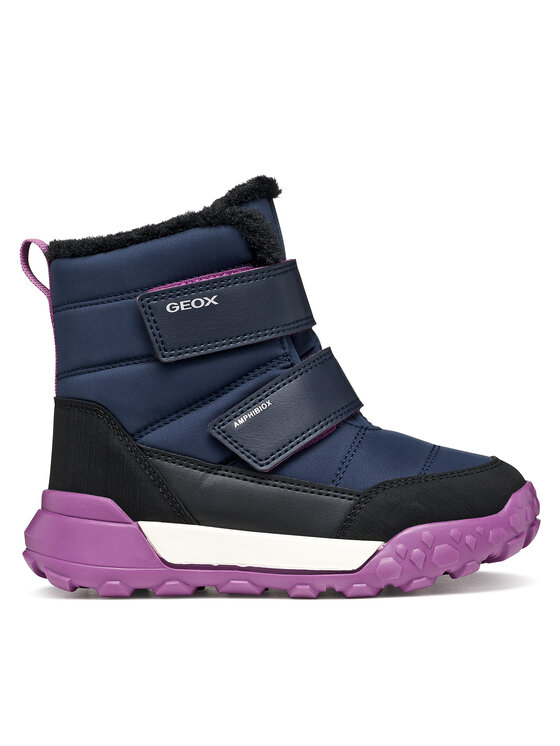 Geox Geox Cizme de zăpadă J Trekkyup Girl B Abx J66M7A 0FU54 CF48B S Bleumarin