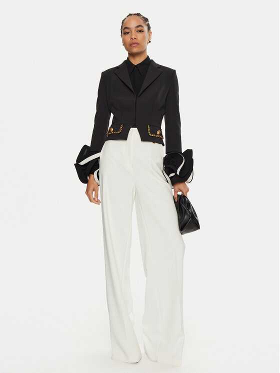 Elisabetta Franchi Elisabetta Franchi Zakó GI-T85-46E2 Fekete Regular Fit