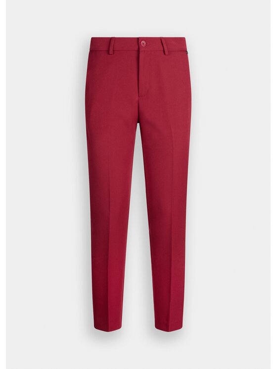 Liu Jo Liu Jo Pantaloni di tessuto MF5136TS22491650 Rosso Regular Fit