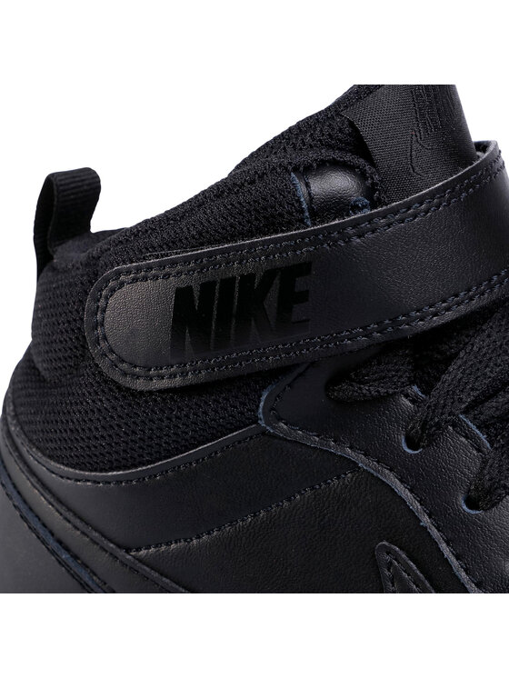 Nike Nike Sneakersy Court Borough Mid 2 (GS) CD7782 001 Czarny