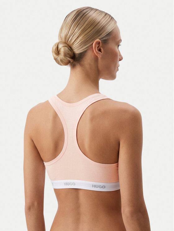 HUGO HUGO Sportinė liemenėlė HUGO ID BRALETTE 50557092 Šviesiai rožinė