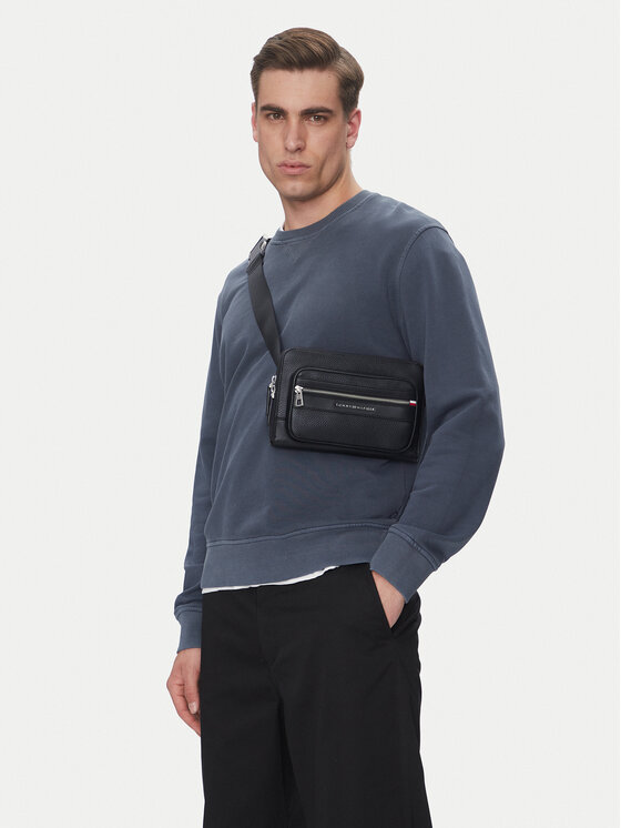 Tommy Hilfiger Tommy Hilfiger Τσαντάκι μέσης Th Central Bumbag AM0AM13352 Μαύρο
