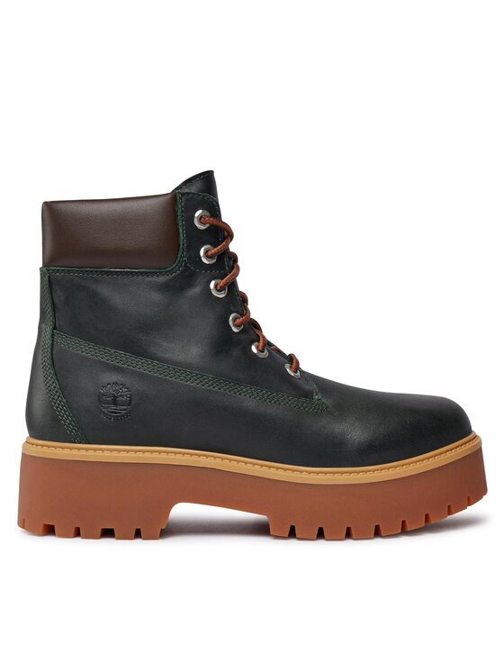 Trappers Timberland Stone Street 6In Wp TB0A5RK1EA11 Dk Green Full Grain