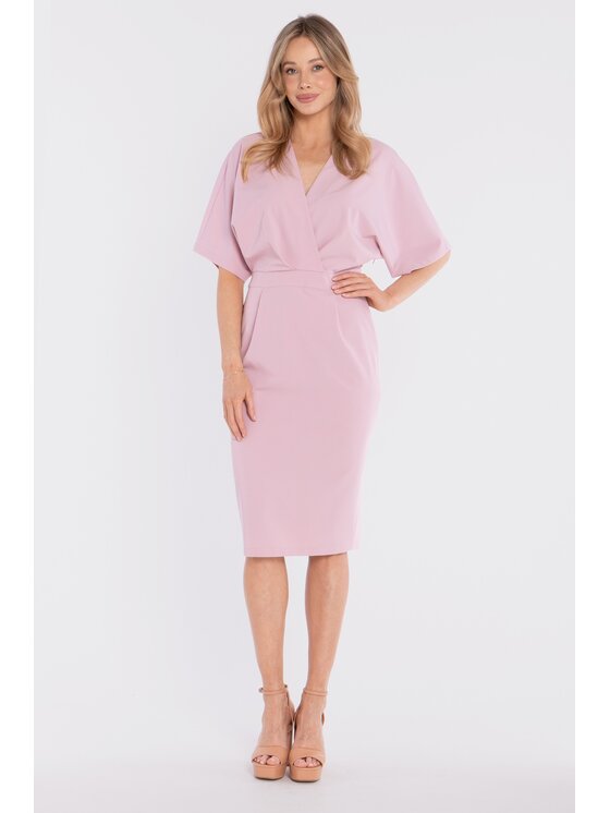 Stylove Stylove Abito da cocktail S434 Rosa Waisted Fit