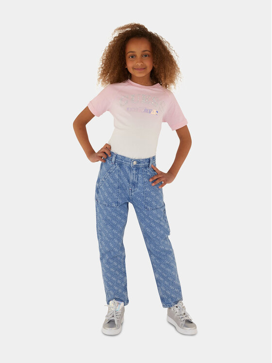 Guess Guess T-särk J4RI12 K8HM4 Roosa Regular Fit