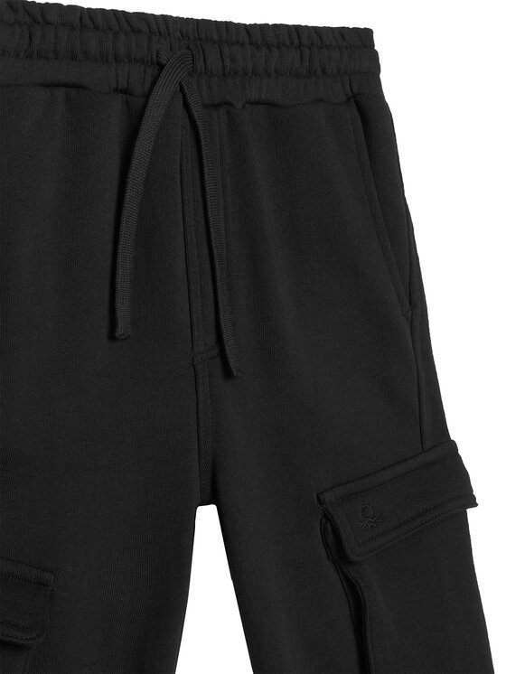 United Colors Of Benetton United Colors Of Benetton Pantaloni trening 3J68CF06I Negru Regular Fit