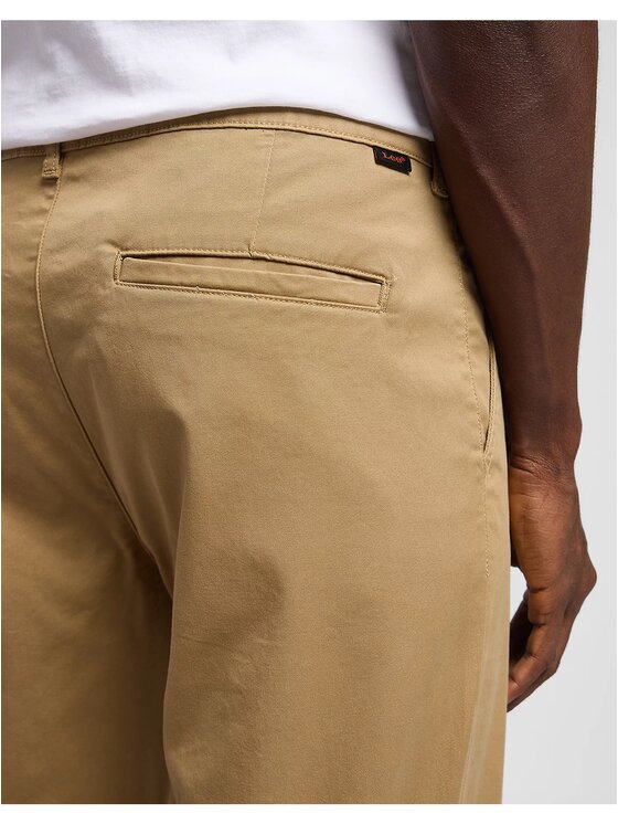 Lee Lee Chinosy CHINO Niebieski Regular Fit