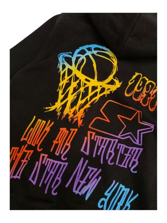 Starter Starter Μπλούζα q-bab-69481 Μαύρο Regular Fit