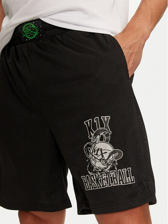 K1X K1X Pantaloni scurți sport Serpent 60130048 Negru Regular Fit