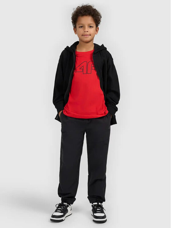 4F 4F Bluza 4FJWMM00TSWSM2523 Czarny Active Fit