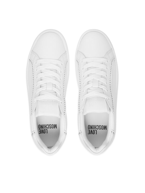 LOVE MOSCHINO LOVE MOSCHINO Sneakersy JA15025G1OIA0100 Bílá