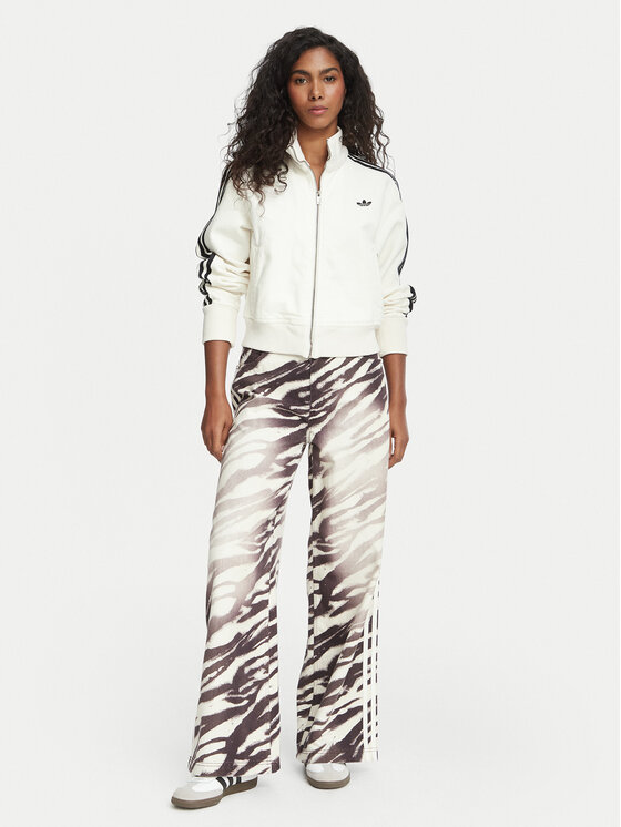 adidas adidas Teksad Adilenium Season 6 Zebra Print Wide Leg Denim LH1954 Pruun Wide Leg