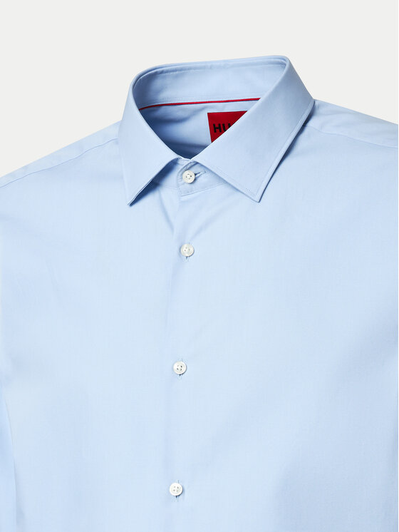 HUGO Hugo Marškiniai C-Jenno 50289499 Žydra Slim Fit