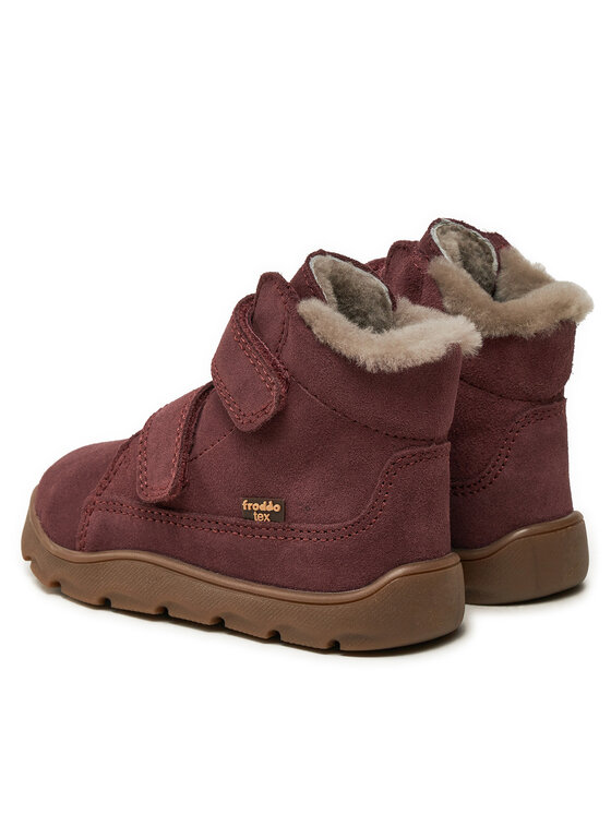 Froddo Froddo Zimske čizme Zeru Tex Furry Barefoot G2110149-5 S Crvena