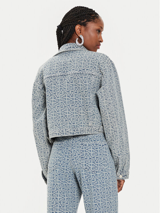 Gestuz Gestuz Jeansová bunda Nila 10908697 Modrá Relaxed Fit