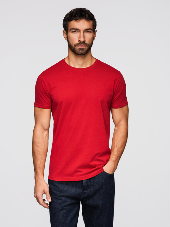 Ombre Ombre Komplet t-shirtów OM-TSBS-0268 Kolorowy Regular Fit