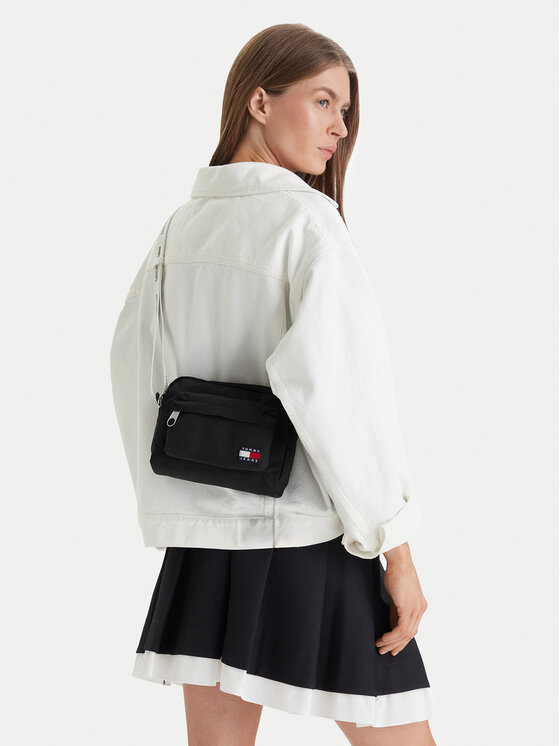 Tommy Jeans Tommy Jeans Ročna torba Tjw Ess Daily Crossover AW0AW18462 Črna