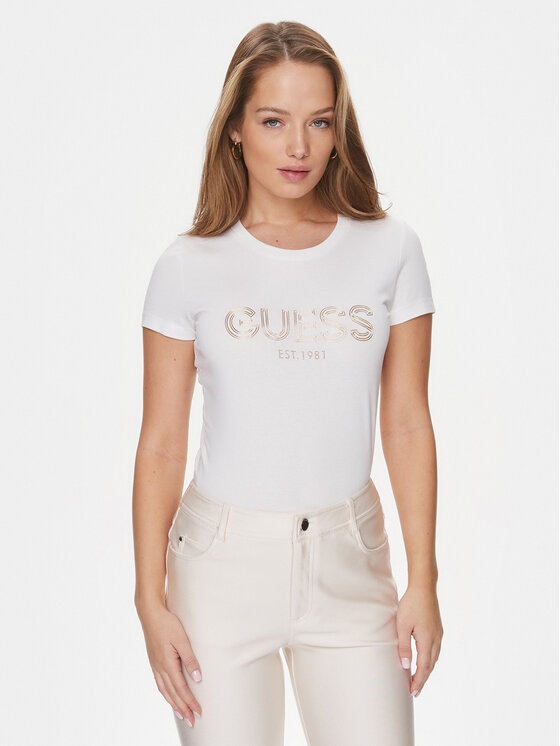 guess white t shirt