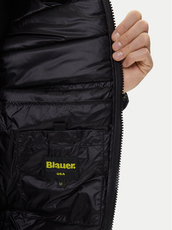 Blauer Blauer Пухено яке 25WBLUC03090 Черен Regular Fit