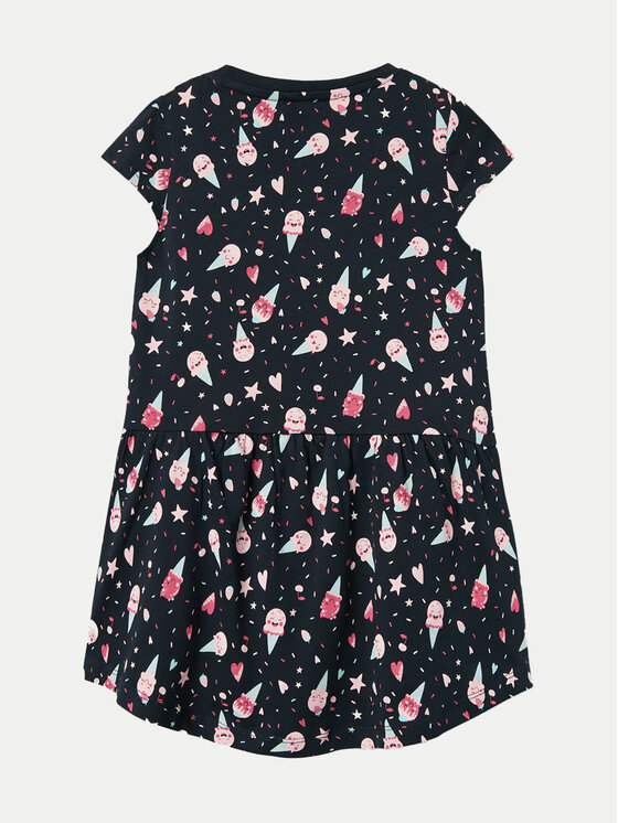 NAME IT NAME IT Kleid für den Alltag Vigga 13215107 Dunkelblau Regular Fit