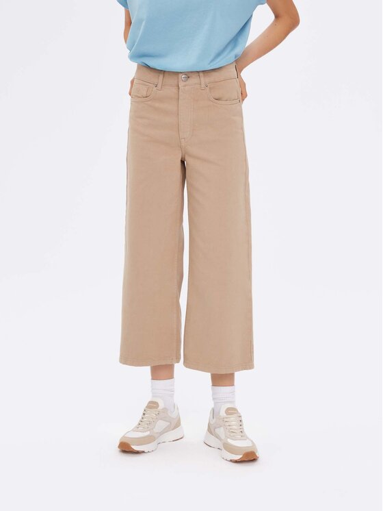 Americanos Jeans hlače Santiago Bež Cropped Leg