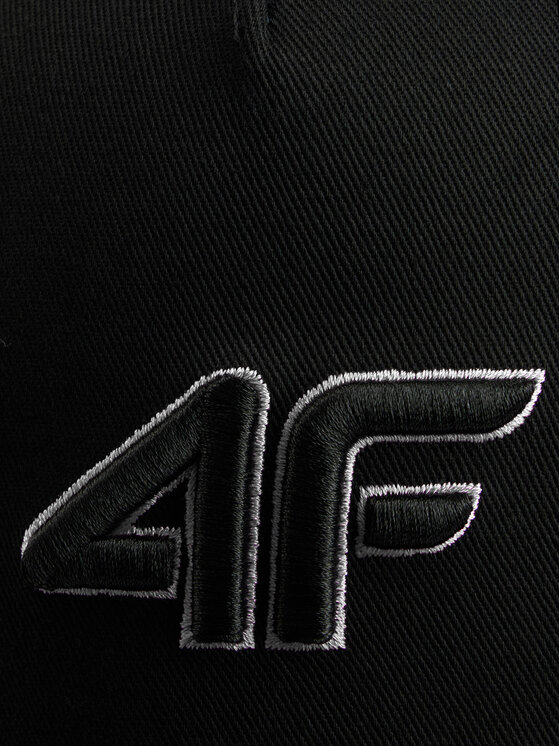 4F 4F Czapka z daszkiem BASIC 3 Czarny