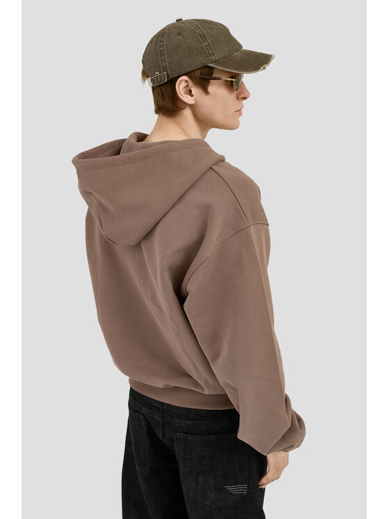 2005 2005 Bluza Uniform Brązowy Oversize