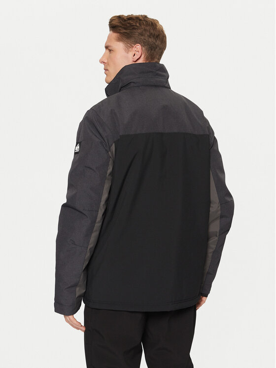 Quiksilver Quiksilver Lyžiarska bunda Dawson EQYTJ03451 Čierna Slim Fit