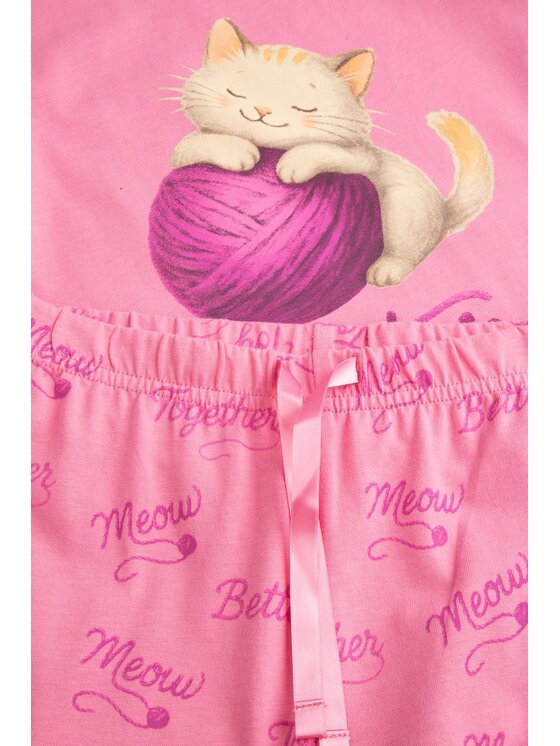 Coccodrillo Coccodrillo Piżama ZC6448105PJS-007 Różowy Regular Fit