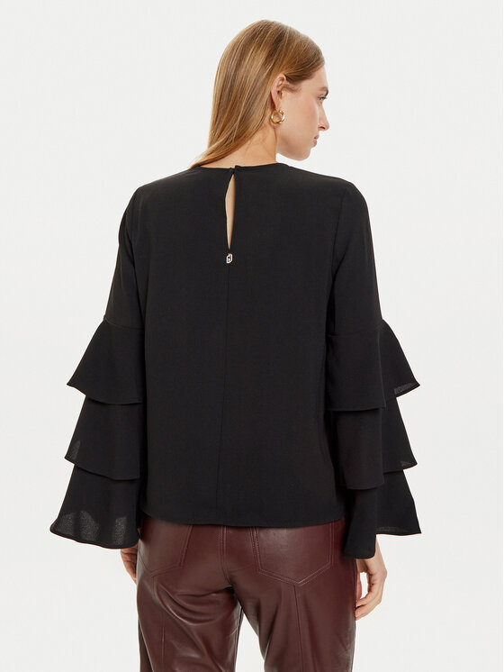 Liu Jo Liu Jo Bluză WF4481 T0347 Negru Regular Fit