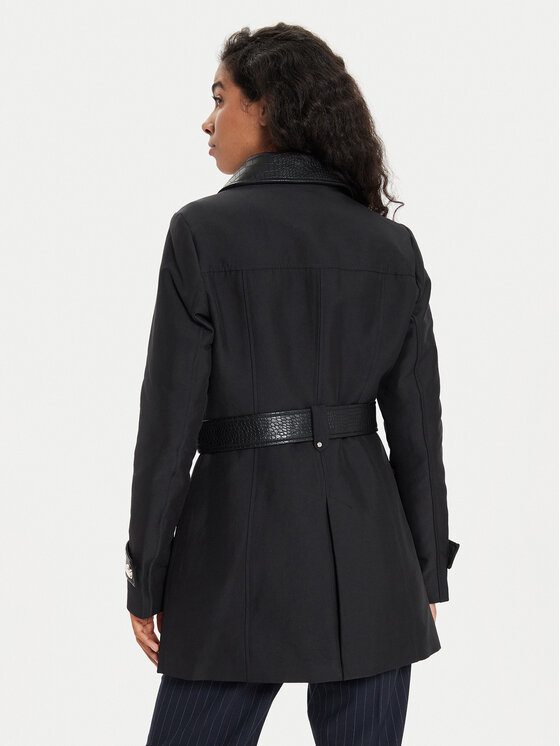 Morgan Morgan Trench 242-GZIMA Crna Slim Fit