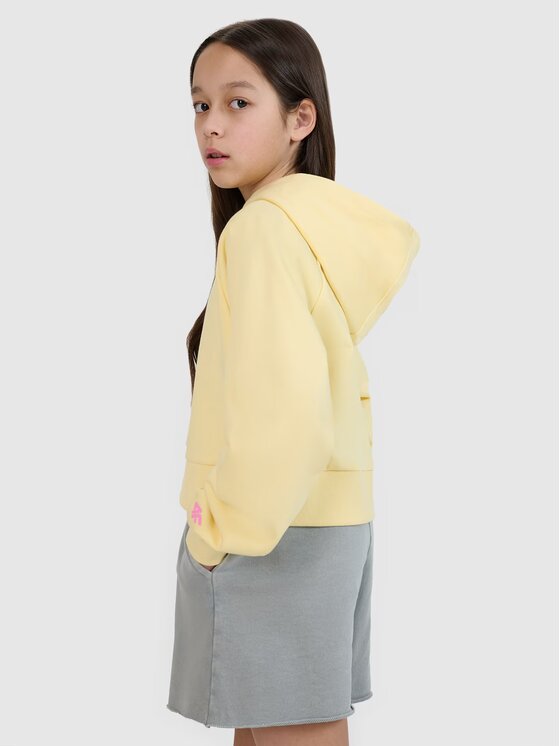 4F 4F Felpa 4FJRSS25TSWSF2252-71S Giallo Oversize