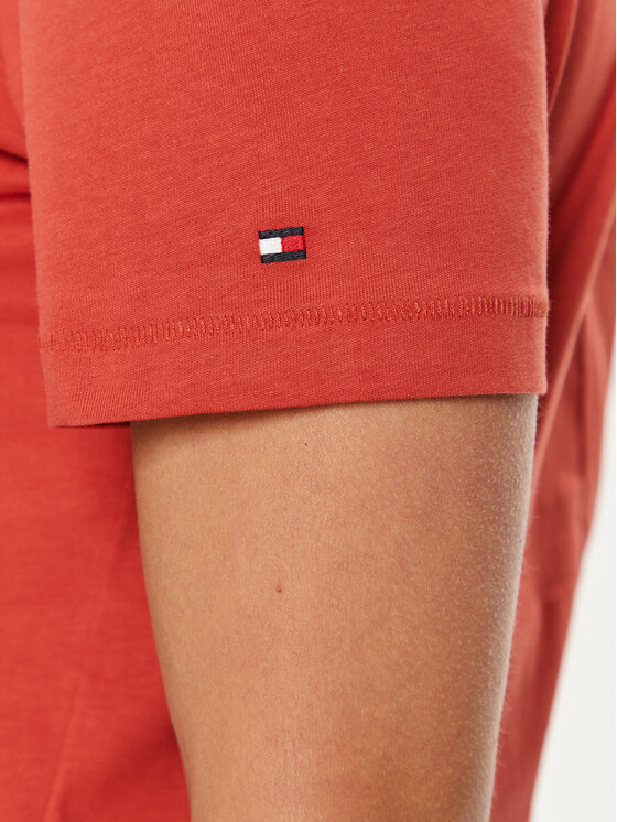Tommy Hilfiger Tommy Hilfiger Футболка Script WW0WW42589 Червоний Regular Fit