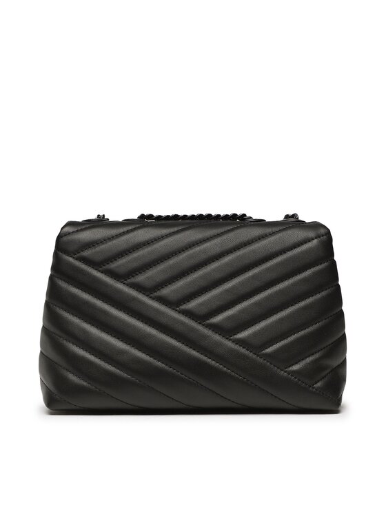 Tory Burch Tory Burch Ročna torba Kira Chevron Powder 90856 Črna