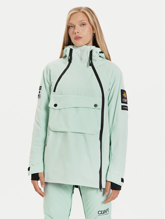 Colourwear Colourwear Snowboard jakna Cake 2.0 7010314 Tirkizna Regular Fit