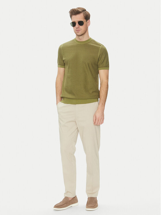 BOSS BOSS Pantaloni di tessuto H-Kane 50540906 Beige Regular Fit