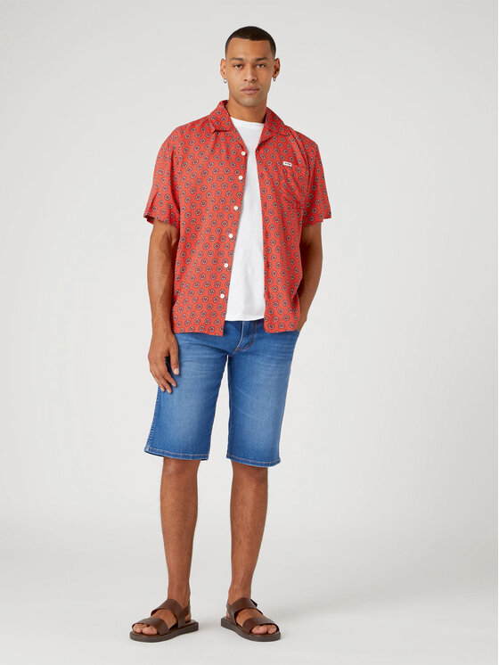 Wrangler Wrangler Džínsové šortky Colton W16CXPZ35 112330744 Modrá Regular Fit