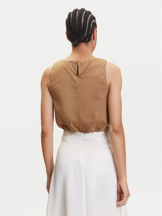 Marella Marella Top Chiatta 2515161132 Brązowy Regular Fit