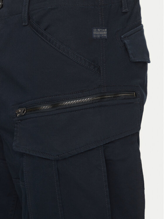 G-Star Raw G-Star Raw Šortky z materiálu Rovic Zip D08566-5126 990 Černá Relaxed Fit