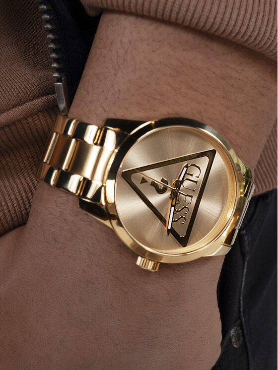 Guess Guess Zegarek GW0782G1 Złoty