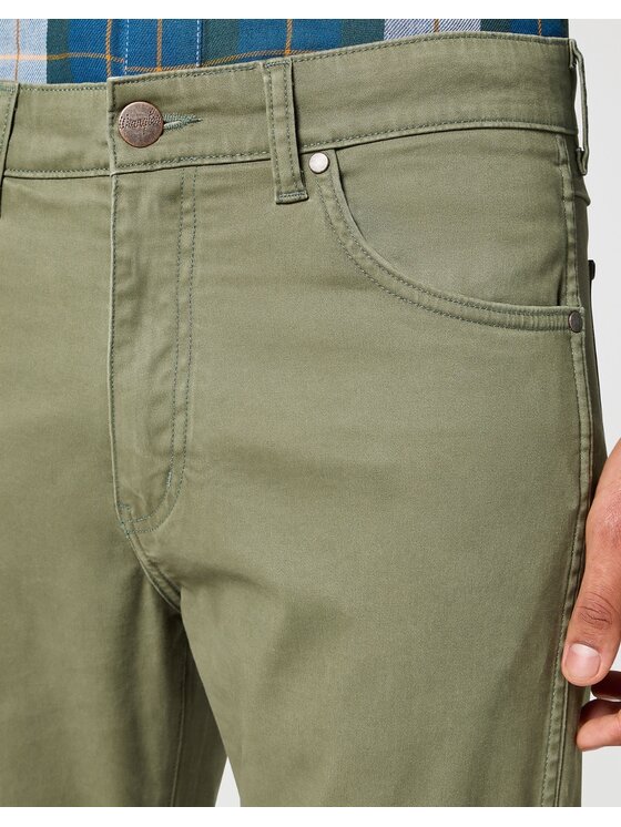 Wrangler Wrangler Jeans Larston Verde Slim Fit
