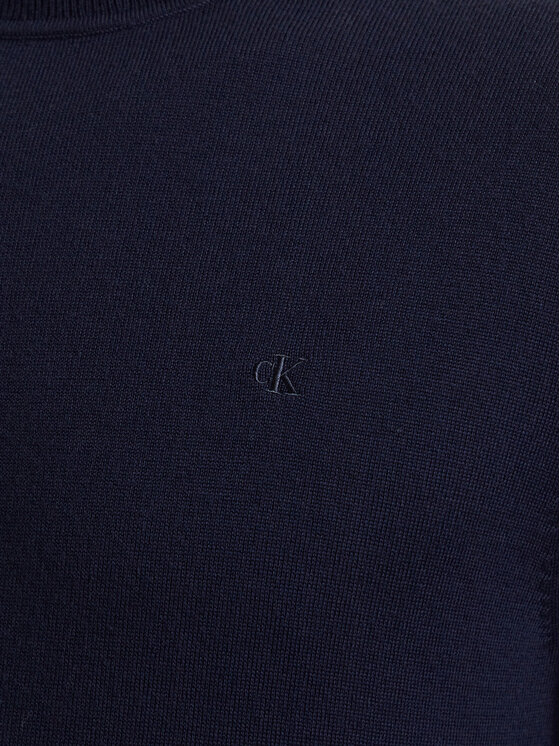 Calvin Klein Calvin Klein Sweter LV04LE309G Granatowy Regular Fit