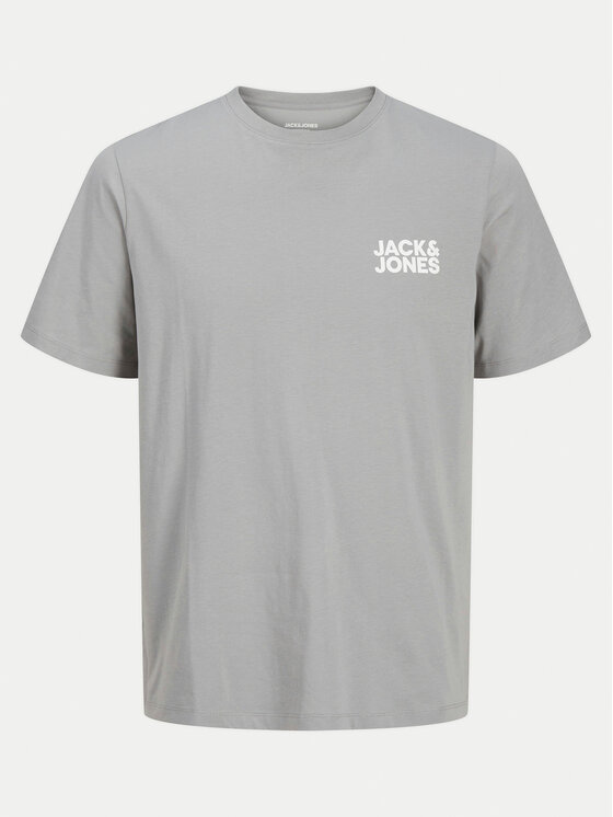 Jack & Jones Jack & Jones Tričko Corp Logo 12151955 Sivá Standard Fit