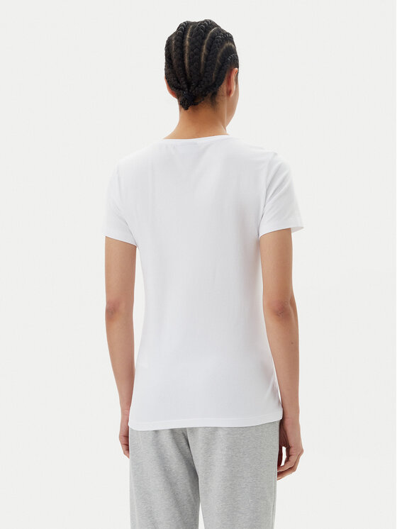 EA7 Emporio Armani EA7 Emporio Armani T-Shirt 7W000094 AF10373 U0002 Biały Slim Fit