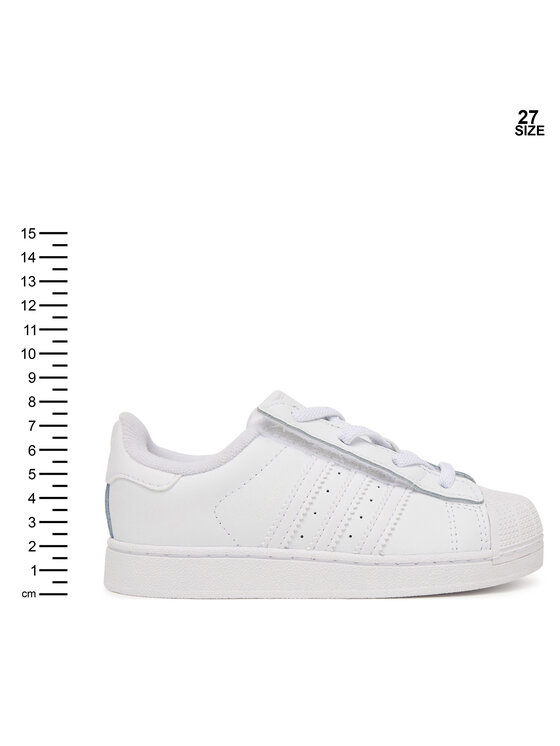adidas adidas Sneakersy Superstar II Elastic Lace JH9986 Biały