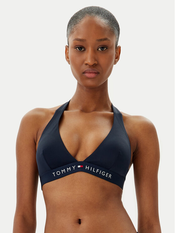 Tommy Hilfiger Tommy Hilfiger Bikini partea de sus UW0UW05813 Bleumarin