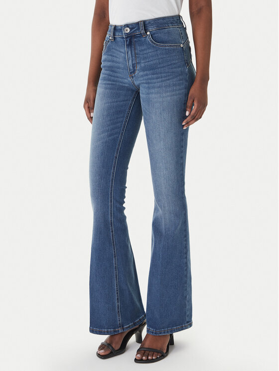 Liu Jo Liu Jo Jeans UA6015 D0318 Dunkelblau Flare Fit