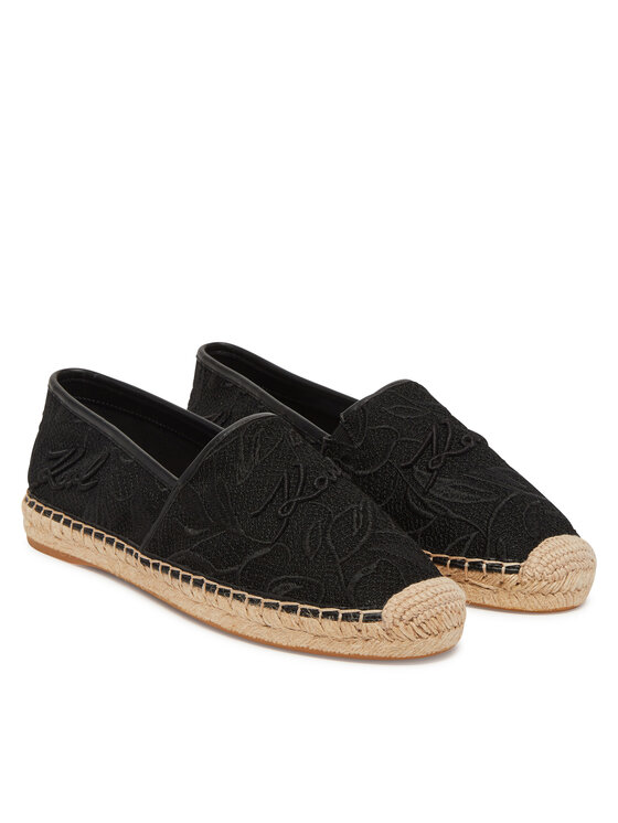 KARL LAGERFELD KARL LAGERFELD Espadrile Kamini KL80121A Negru