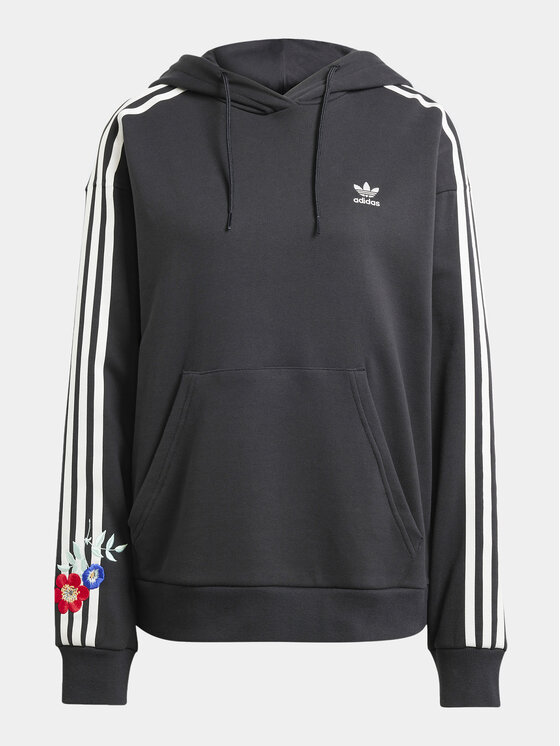 adidas adidas Μπλούζα Graphics Floral IU2515 Μαύρο Loose Fit
