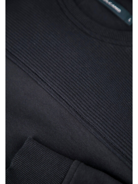 Volcano Volcano Bluza B-LEO Granatowy Regular Fit